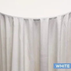 Bliss Velvet Tablecloth by Eastern Mills - White - Many Size Options