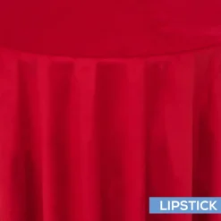Bliss Velvet Tablecloth by Eastern Mills - Lipstick - Many Size Options