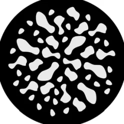 Blob Explosion - Stock Gobo for Gobo Light Projectors - Choose your size!