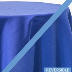 Blueberry - Royal Slub Designer Tablecloth - Many Size Options