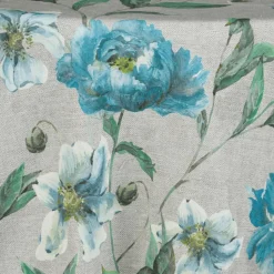 Blue Livia Jacquard Tablecloth - Multiple Size Options