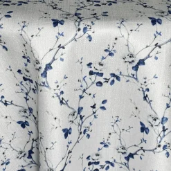 Blue Seraphine Jacquard Tablecloth - Multiple Size Options