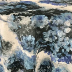 Blue Tivoli Jacquard Tablecloth - Multiple Size Options