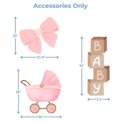 Blush Baby Foam Core Backdrop Kit by PopScene™