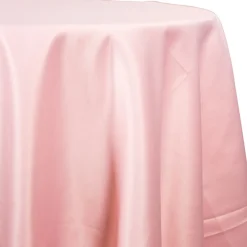 Blush - Lamour Matte Satin "Satinessa" Tablecloth - Many Size Options