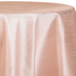Blush - Shantung Satin “Capri” Tablecloth - Many Size Options