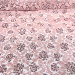 Blush - Sweetheart Lace Overlay by Eastern Mills - Many Size Options
