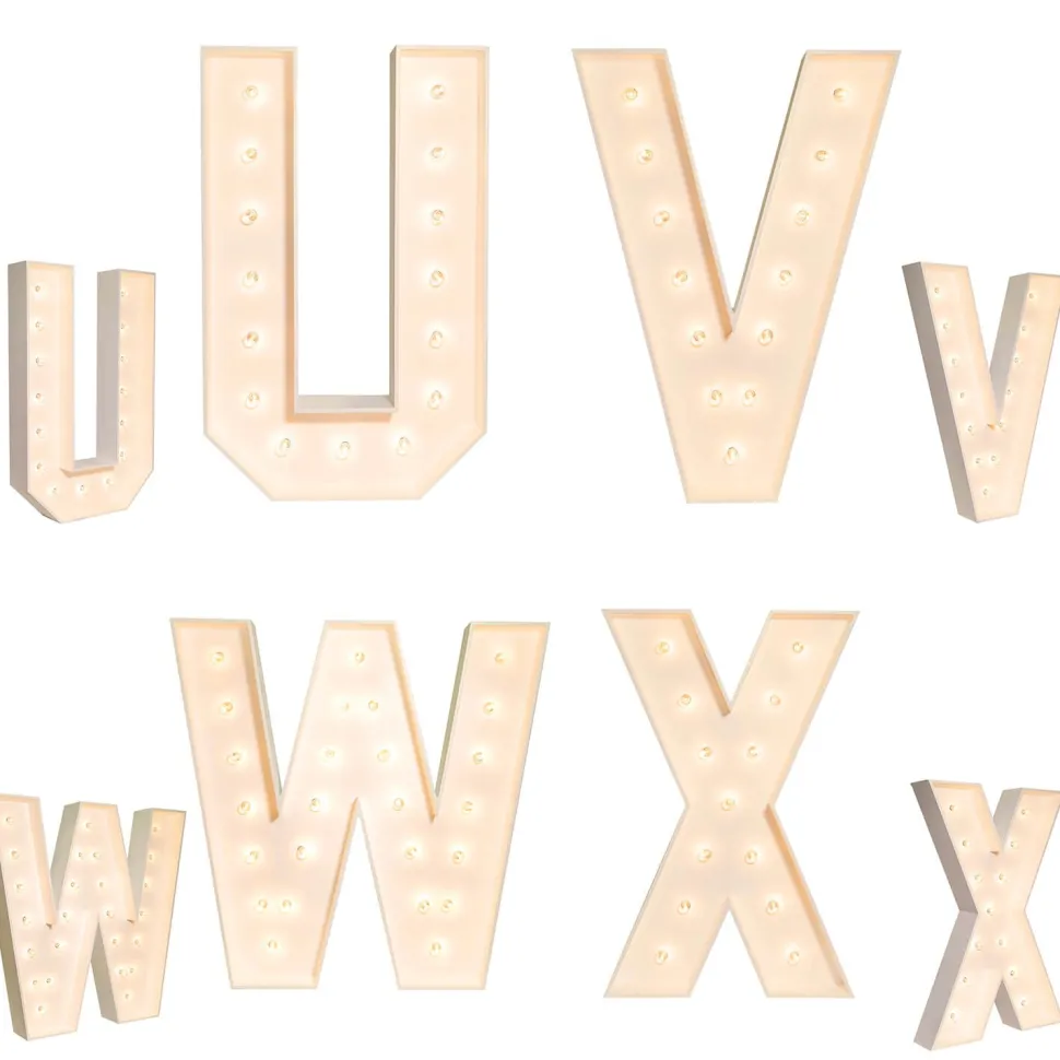 Bold Wood Marquee Letters - 4ft