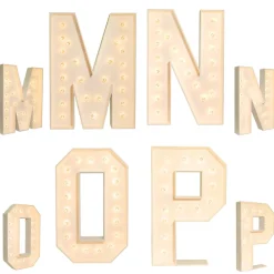 Bold Wood Marquee Letters - 4ft