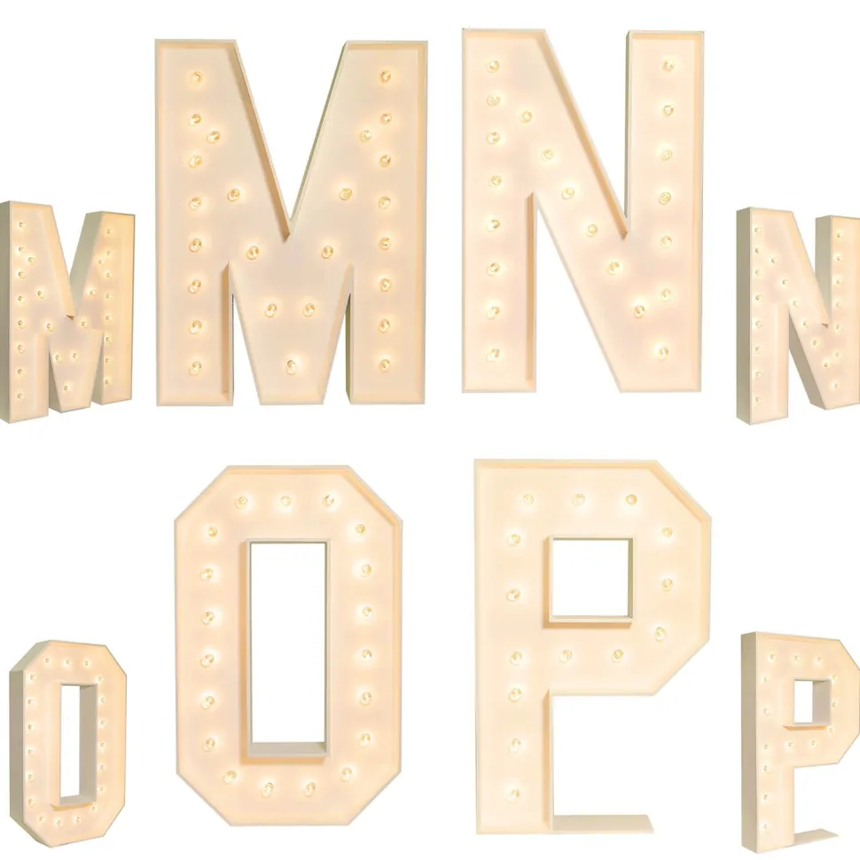 Bold Wood Marquee Letters - 4ft