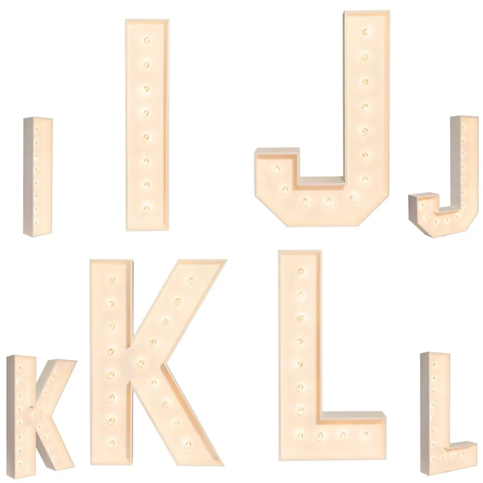 Bold Wood Marquee Letters - 4ft