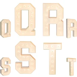 Bold Wood Marquee Letters - 4ft
