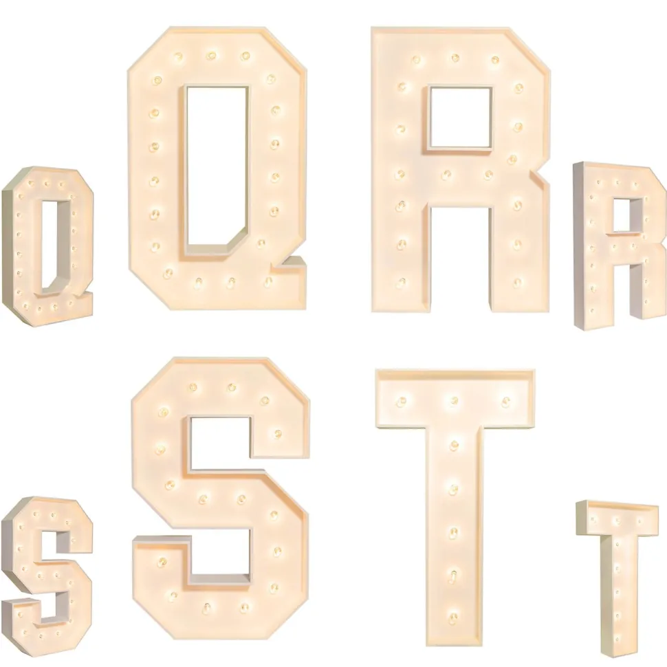 Bold Wood Marquee Letters - 4ft