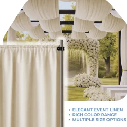 Bone La Petite France Curtain Panel w/ 4