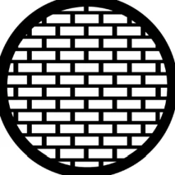 Bricks - Stock Gobo for Gobo Light Projectors - Choose your size!