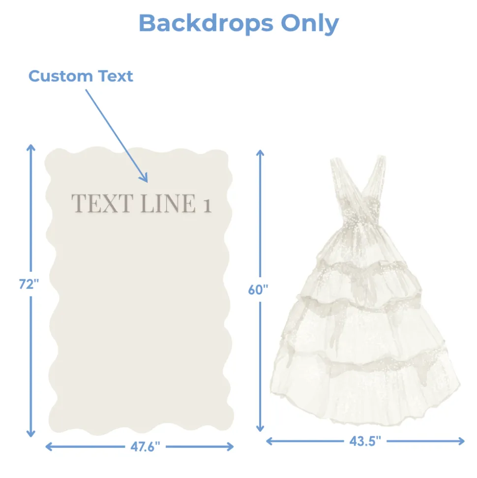 Bridal Bliss Foam Core Backdrop Kit by PopScene™