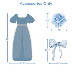 Bridgerton Blue Foam Core Backdrop Kit by PopScene™