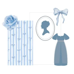 Bridgerton Blue Foam Core Backdrop Kit by PopScene™