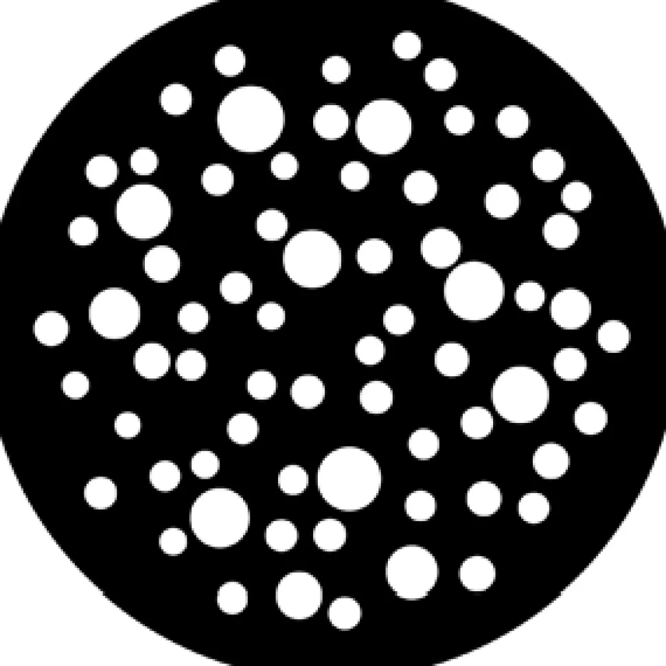 Bubbles Medium - Stock Gobo for Gobo Light Projectors - Choose your size!
