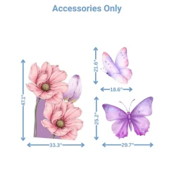 Butterfly Garden 2 Foam Core Birthday Backdrop Kit by PopScene™
