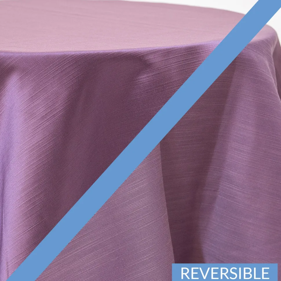 Cabernet - Royal Slub Designer Tablecloth - Many Size Options