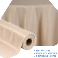 Cappucino La Petite France by the Yard - 118" Width