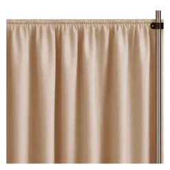 Cappucino La Petite France Curtain Panel w/ 4