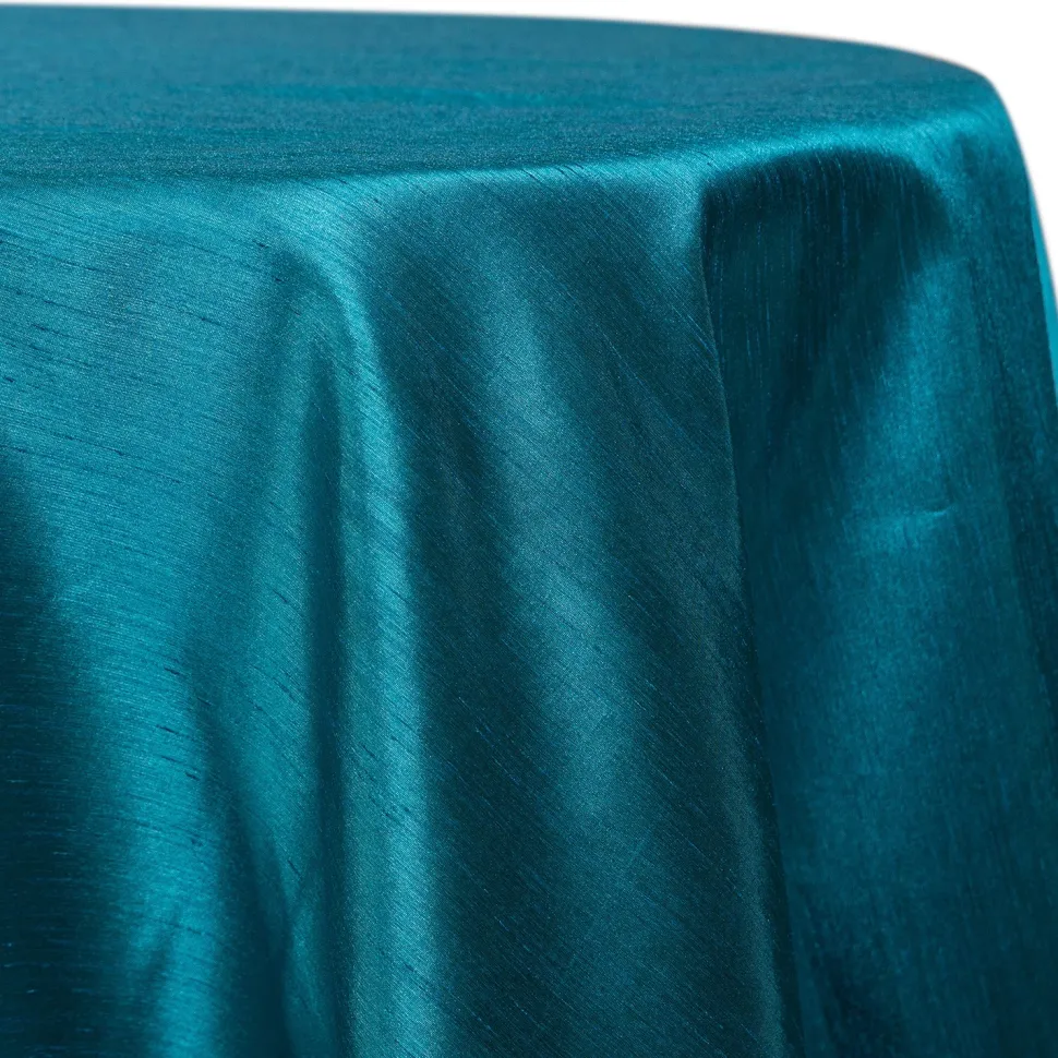Caribe - Shantung Satin “Capri” Tablecloth - Many Size Options