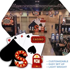Casino Royale Foam Core Backdrop Kit by PopScene™