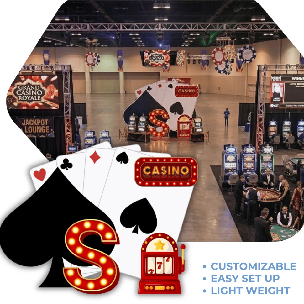 Casino Royale Foam Core Backdrop Kit by PopScene™