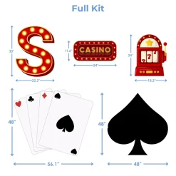 Casino Royale Foam Core Backdrop Kit by PopScene™