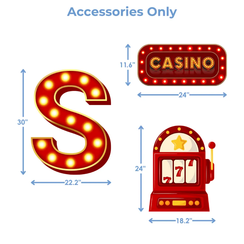 Casino Royale Foam Core Backdrop Kit by PopScene™