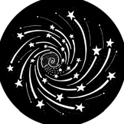 Catherine Wheel - Stock Gobo for Gobo Light Projectors - Choose your size!