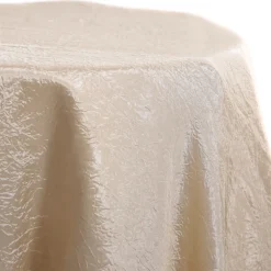 Champagne - *FR* Crushed Tergalet Tablecloth by Eastern Mills - Many Size Options