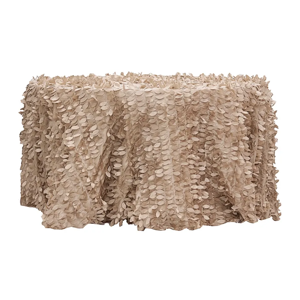 Champagne - Gatsby Designer Tablecloths by Eastern Mills - Many Size Options