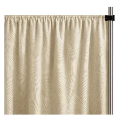 Champagne Sombra Curtain Panel w/ 4