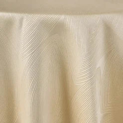 Champagne Sombra Jacquard Tablecloth - Multiple Size Options