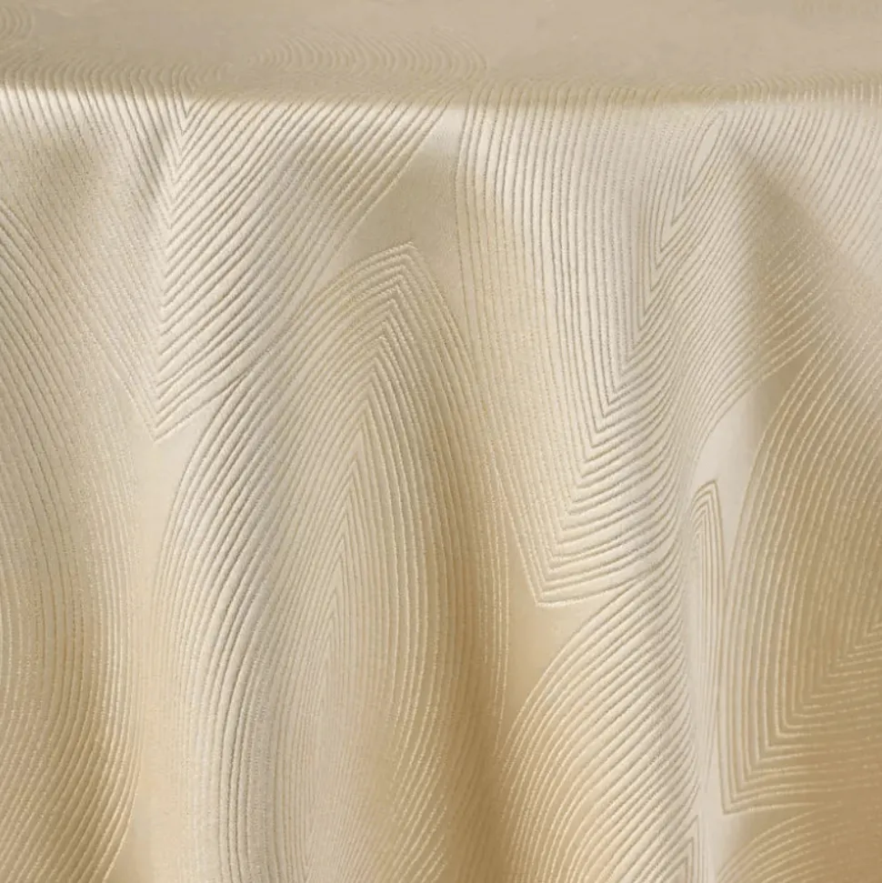 Champagne Sombra Jacquard Tablecloth - Multiple Size Options