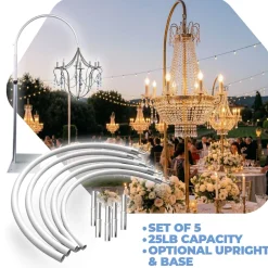 Chandelier Hanger and Coupler - Set of 5 - Great for Lighting, Floral Arrangements & More! - 36