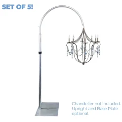 Chandelier Hanger and Coupler - Set of 5 - Great for Lighting, Floral Arrangements & More! - 36