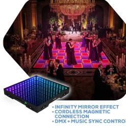 Checkerboard Style 3D Dance Floor - 20ft x 20ft