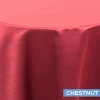 Chestnut - Royal Slub Designer Tablecloth - Many Size Options
