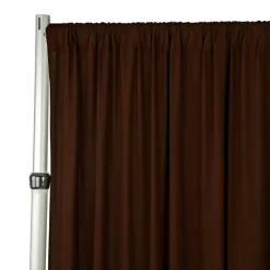 Chocolate 4-Way Stretch Spandex Drape Panel - Choose your Size