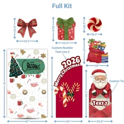 Christmas 2 Foam Core Birthday Backdrop Kit by PopScene™