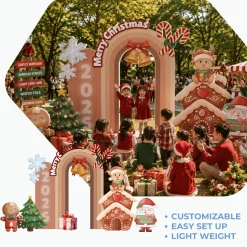 Christmas 3 Foam Core Birthday Backdrop Kit by PopScene™