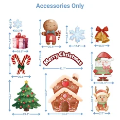 Christmas 3 Foam Core Birthday Backdrop Kit by PopScene™