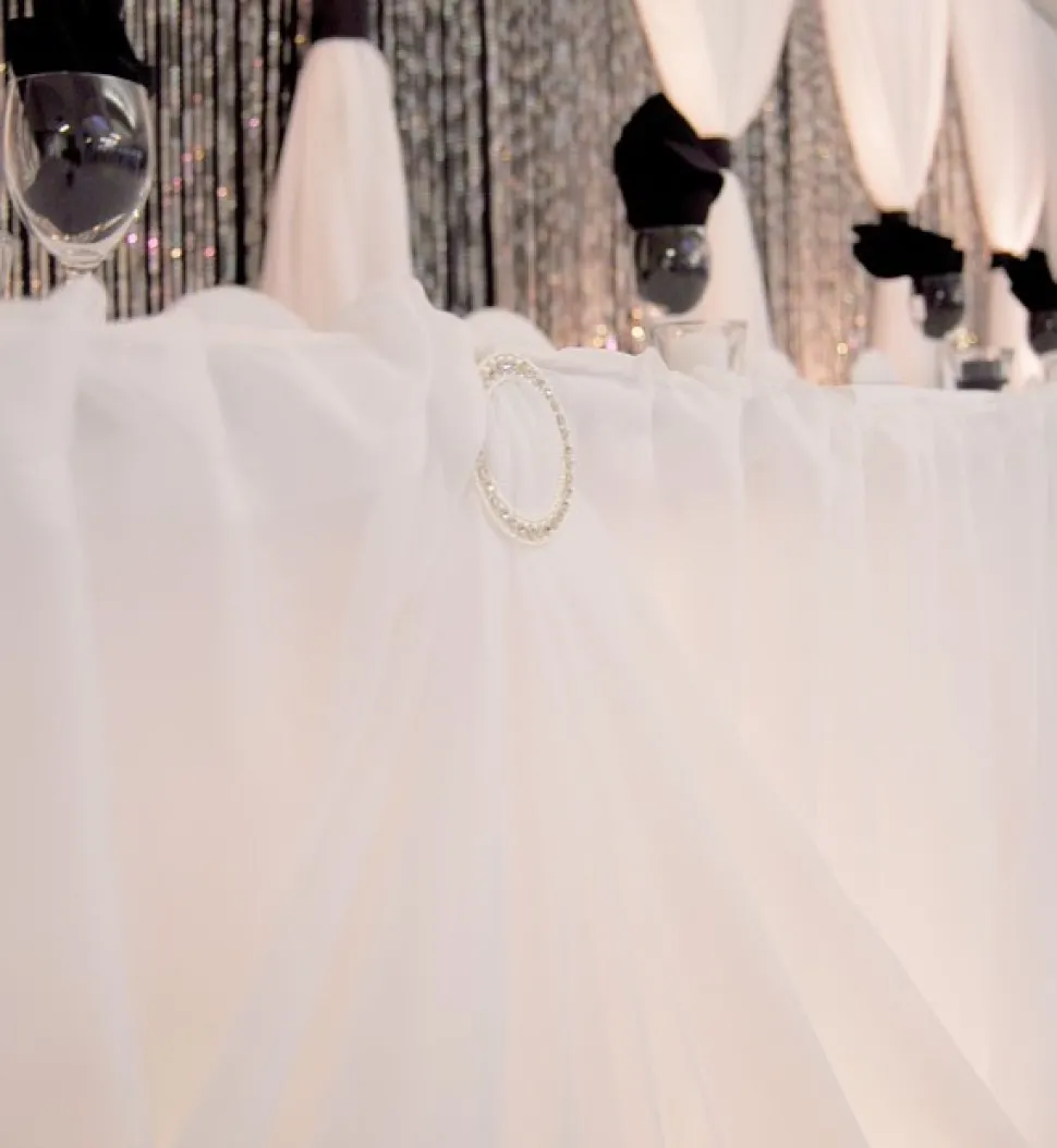 Cinderella "Stringed" Table Skirting Kit for 8ft Table