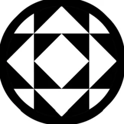 Circle Quilt - Stock Gobo for Gobo Light Projectors - Choose your size!