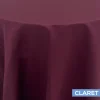 Claret - Royal Slub Designer Tablecloth - Many Size Options