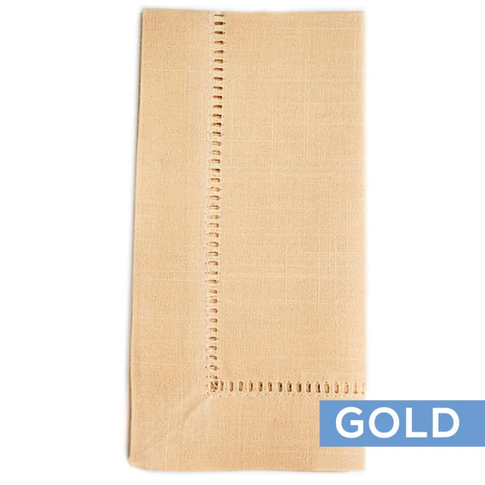 Classico Hemstitch - 20" x 20" - 12 PACK - Gold